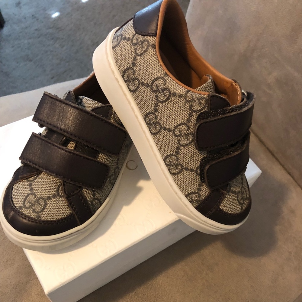 Toddler Unisex Gucci sneakers (beige)